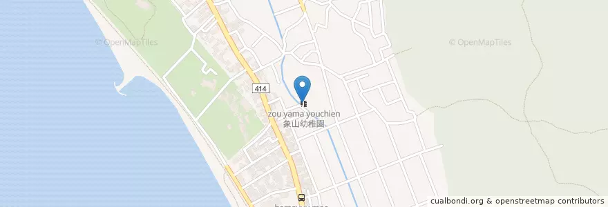 Mapa de ubicacion de 象山幼稚園 en 日本, 静岡県, 沼津市.
