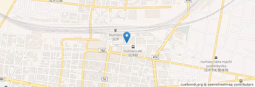 Mapa de ubicacion de 都市再生機構東日本支社静岡東部特定開発事務所 en Japan, Shizuoka Prefecture, Numazu.