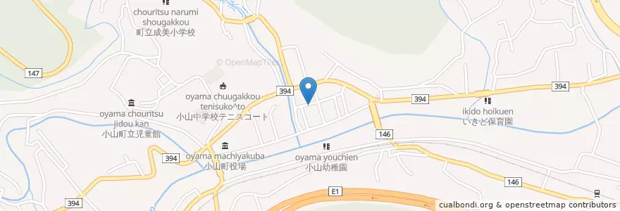 Mapa de ubicacion de 金太郎郵便局 en Япония, Сидзуока, 駿東郡, 小山町.