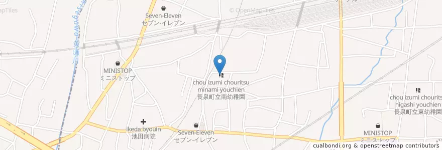 Mapa de ubicacion de 長泉町立南幼稚園 en Japón, Prefectura De Shizuoka, Distrito De Sunto, 長泉町.