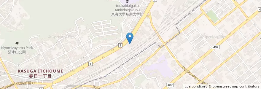 Mapa de ubicacion de 静岡リウマチ整形外科リハビリ病院 en 日本, 静岡県, 静岡市, 葵区, 駿河区.