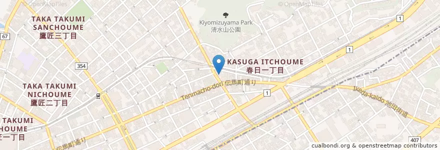 Mapa de ubicacion de 静岡横田郵便局 en Япония, Сидзуока, 静岡市, 葵区.