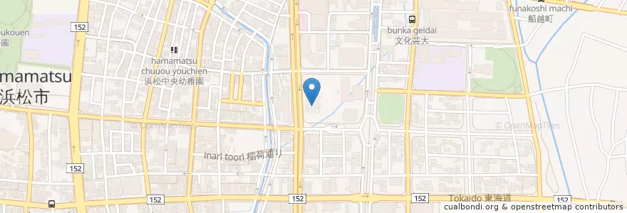 Mapa de ubicacion de 静岡県浜松土木事務所 en 日本, 静岡県, 浜松市, 中区.