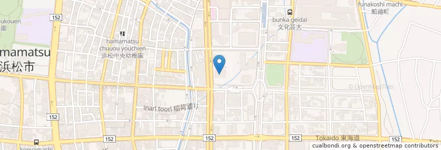 Mapa de ubicacion de 静岡県浜松財務事務所 en Giappone, Prefettura Di Shizuoka, Hamamatsu, 中区.