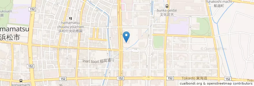 Mapa de ubicacion de 静岡県西部農林事務所 en Japon, Préfecture De Shizuoka, 浜松市, 中区.
