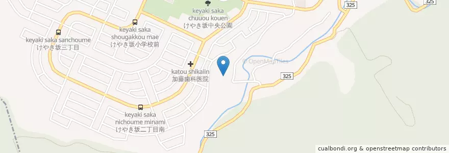 Mapa de ubicacion de 熊野神社 en 일본, 효고현, 川西市.