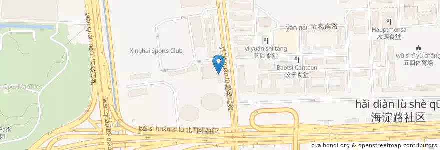 Mapa de ubicacion de 北京银行 en 중국, 베이징시, 허베이성, 海淀区.