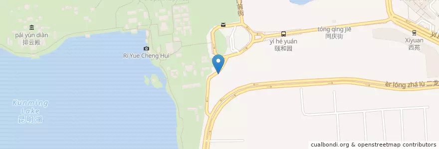 Mapa de ubicacion de 颐和园消防队 en 중국, 베이징시, 허베이성, 海淀区.