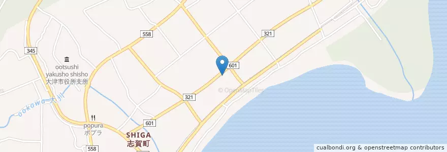 Mapa de ubicacion de 大津北警察署木戸駐在所 en Giappone, Prefettura Di Shiga, 大津市.