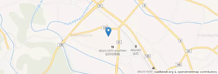Mapa de ubicacion de 市立油日小学校 en 日本, 滋賀県, 甲賀市.