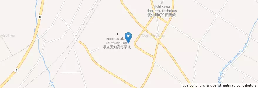 Mapa de ubicacion de 愛荘町役場 en Japón, Prefectura De Shiga, 愛知郡, 愛荘町.