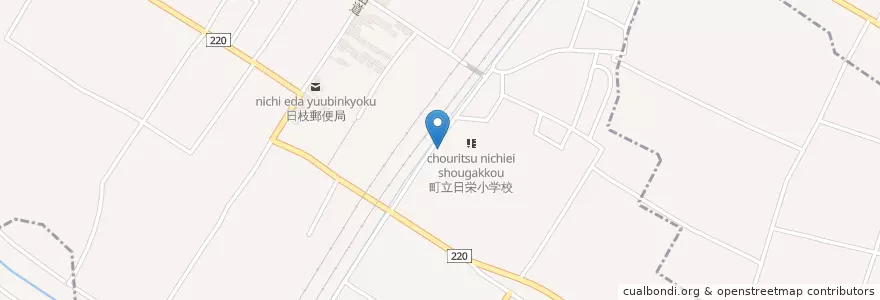 Mapa de ubicacion de 愛里保育園 en Japão, 滋賀県, 犬上郡, 豊郷町.