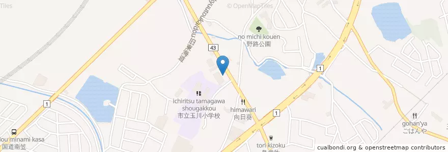 Mapa de ubicacion de 湖南広域行政組合西消防署分署 en Japan, Präfektur Shiga, 草津市.