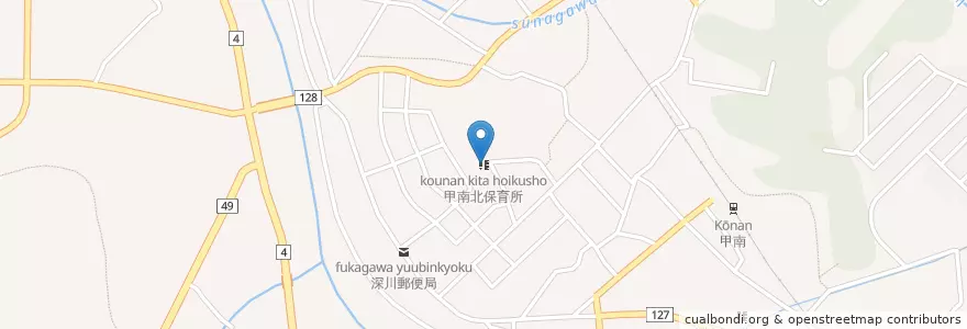 Mapa de ubicacion de 甲南北保育所 en 日本, 滋賀県, 甲賀市.