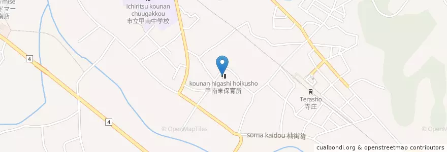 Mapa de ubicacion de 甲南東保育所 en Japão, 滋賀県, 甲賀市.