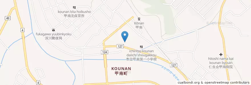 Mapa de ubicacion de 甲賀市甲南図書交流館 en Japan, Präfektur Shiga, 甲賀市.