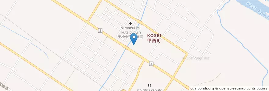 Mapa de ubicacion de 甲賀広域行政組合湖南中央消防署 en 일본, 시가현, 湖南市.