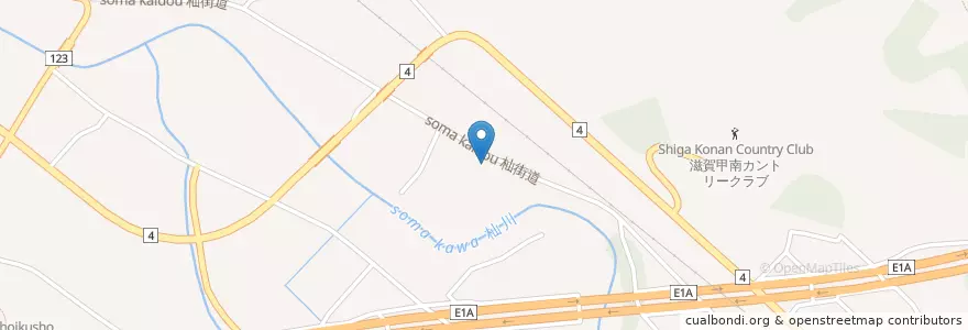 Mapa de ubicacion de 甲賀広域行政組合甲南消防署 en Jepun, 滋賀県, 甲賀市.