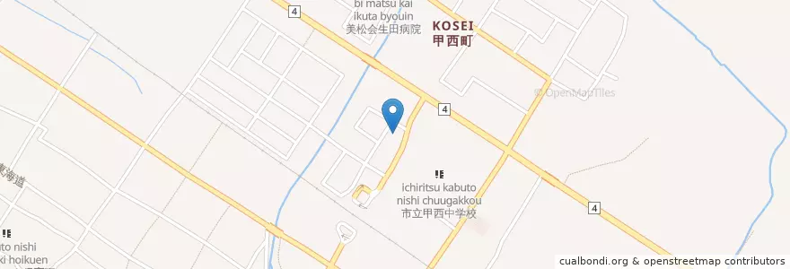 Mapa de ubicacion de 甲賀警察署甲西駅交番 en Giappone, Prefettura Di Shiga, 湖南市.