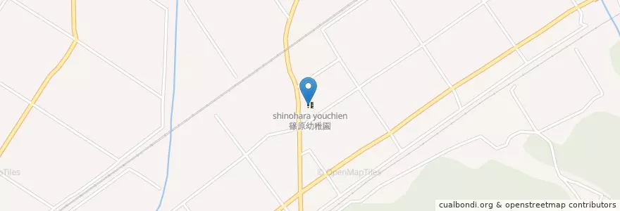 Mapa de ubicacion de 篠原幼稚園 en اليابان, شيغا, 野洲市.