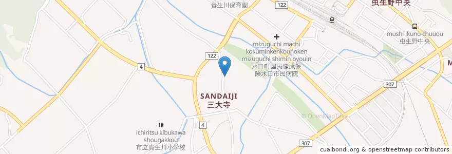 Mapa de ubicacion de 貴生川郵便局 en 日本, 滋賀県, 甲賀市.