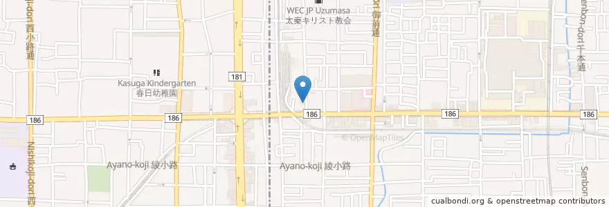 Mapa de ubicacion de カトリック聖母保育園 en 일본, 교토부, 京都市, 中京区.