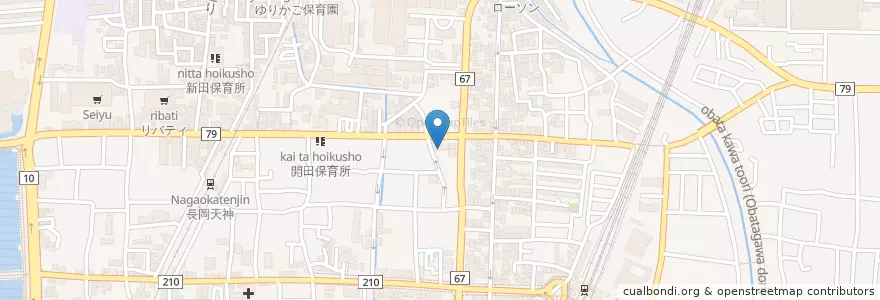 Mapa de ubicacion de 一里塚幼稚園 en ژاپن, 京都府, 長岡京市.