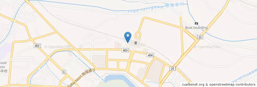 Mapa de ubicacion de 亀岡警察署亀岡駅前交番 en اليابان, 京都府, 亀岡市.