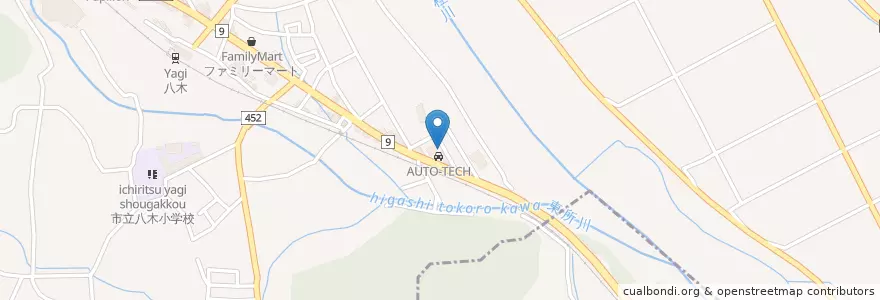 Mapa de ubicacion de 京都中部広域消防組合園部消防署八木出張所 en Japonya, 京都府, 南丹市.