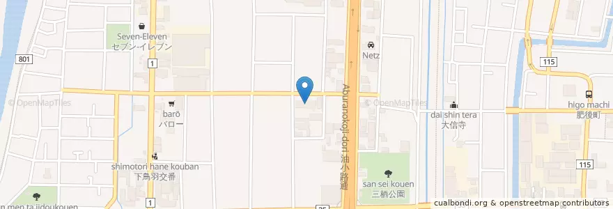Mapa de ubicacion de 伏見警察署 en Japan, Präfektur Kyōto, 京都市, 伏見区.