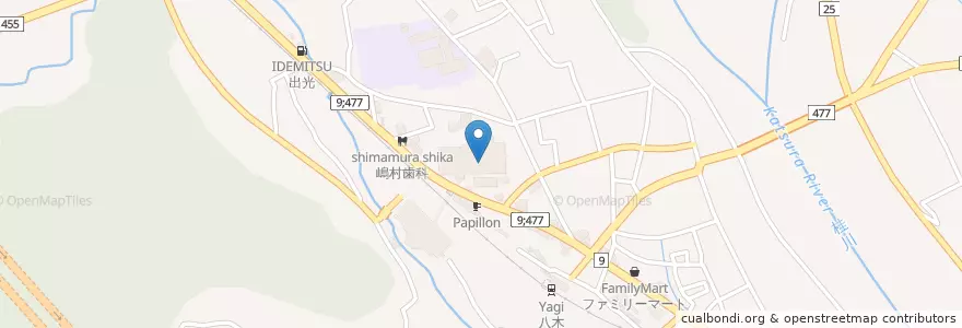 Mapa de ubicacion de 京都中部総合医療センター en Japonya, 京都府, 南丹市.