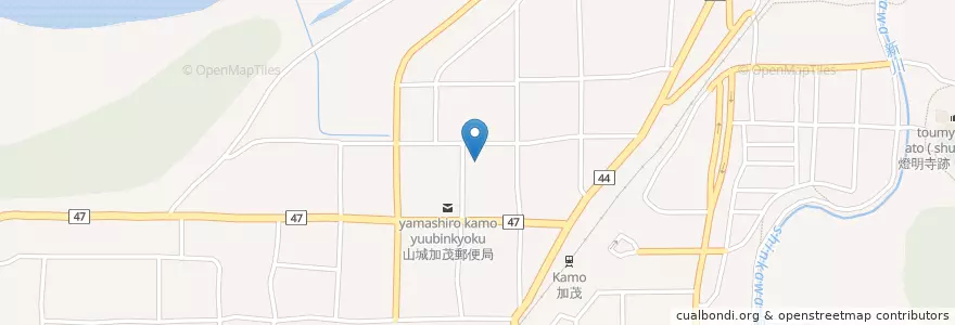 Mapa de ubicacion de 市立いづみ保育園 en اليابان, 京都府, 木津川市.