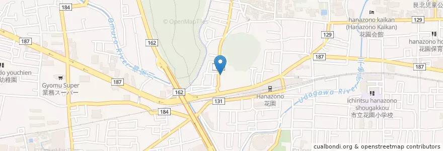 Mapa de ubicacion de 双丘保育園 en ژاپن, 京都府, 京都市, 右京区.