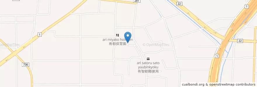 Mapa de ubicacion de 有都幼稚園 en Japon, Préfecture De Kyoto, 八幡市.