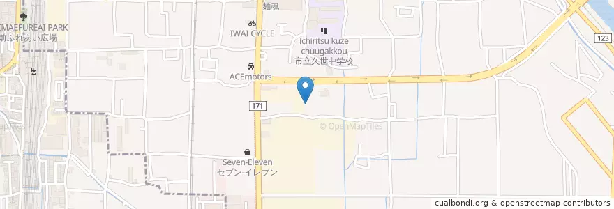 Mapa de ubicacion de 殿城保育園 en 日本, 京都府, 京都市, 南区.