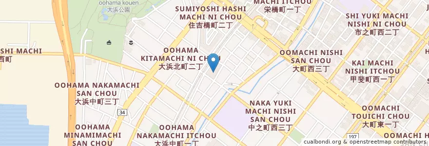 Mapa de ubicacion de いずみ会阪堺病院 en 日本, 大阪府, 堺市, 堺区.
