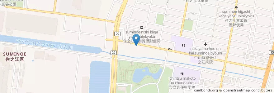 Mapa de ubicacion de きのみむすび保育園 en Япония, Осака, 大阪市, 住之江区.
