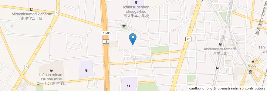 Mapa de ubicacion de どんぐり保育園 en 일본, 오사카부, 오사카, 西成区.