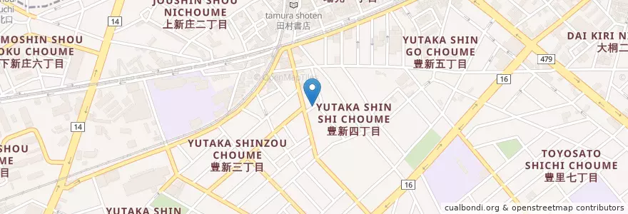 Mapa de ubicacion de 三世会森本病院 en Япония, Осака, 大阪市, 東淀川区.