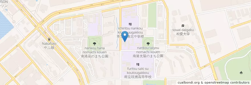 Mapa de ubicacion de 住の江幼稚園 en Japón, Prefectura De Osaka, Osaka, 住之江区.