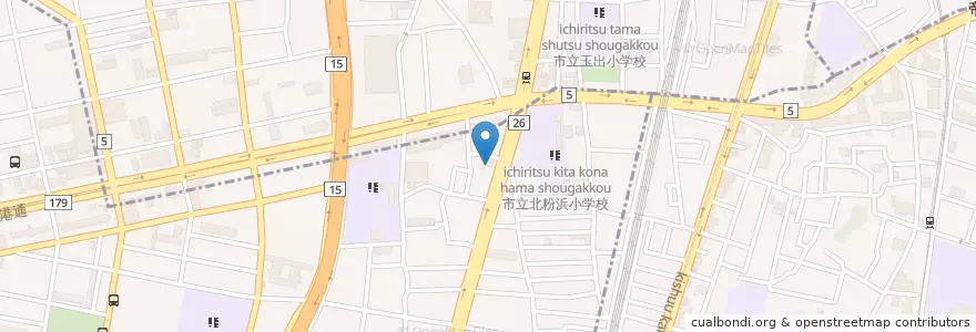 Mapa de ubicacion de 住之江粉浜西郵便局 en 일본, 오사카부, 오사카, 住之江区.