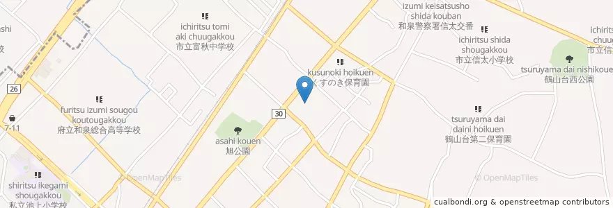 Mapa de ubicacion de 和泉チャイルド幼稚園 en Giappone, Prefettura Di Osaka, 和泉市.