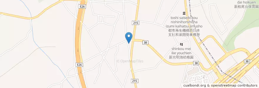 Mapa de ubicacion de 和泉警察署伏屋交番 en 日本, 大阪府, 和泉市.