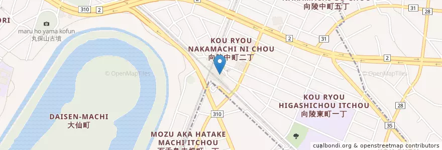 Mapa de ubicacion de 堺北警察署三国ケ丘駅前交番 en Япония, Осака, Сакаи, 堺区.