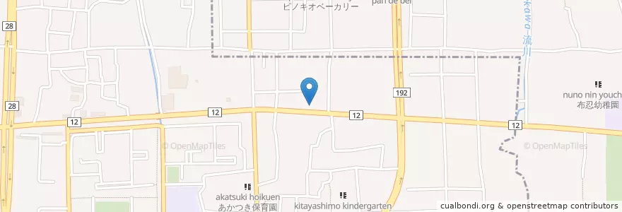 Mapa de ubicacion de 堺南花田郵便局 en 日本, 大阪府, 松原市.