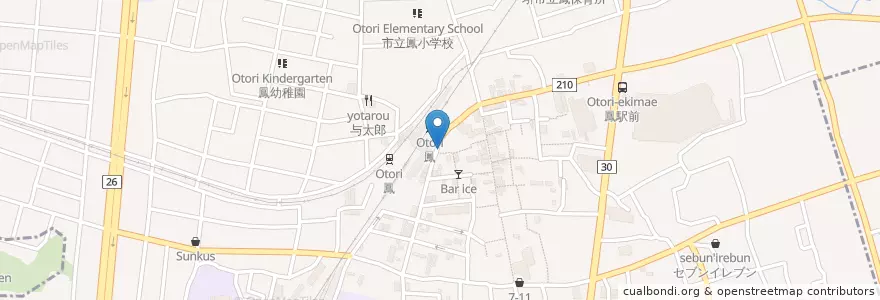 Mapa de ubicacion de 堺南警察署鳳駅前交番 en Japan, Osaka Prefecture, Sakai, Nishi Ward.