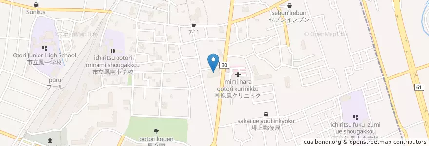 Mapa de ubicacion de 堺市立西図書館 en 日本, 大阪府, 堺市, 西区.