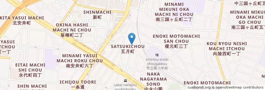Mapa de ubicacion de 堺東幼稚園 en Japão, 大阪府, 堺市, 堺区.