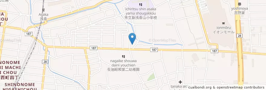 Mapa de ubicacion de 堺東浅香山郵便局 en Japón, Prefectura De Osaka, 堺市.
