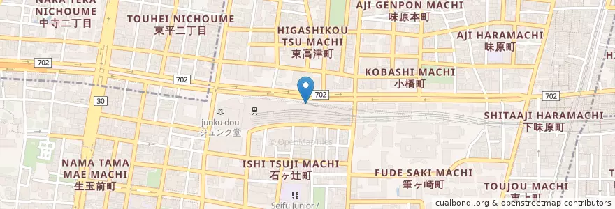Mapa de ubicacion de 大阪上本町六郵便局 en ژاپن, 大阪府, 大阪市, 天王寺区.